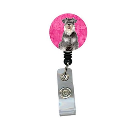Teacher'S Aid Schnauzer Retractable Badge Reel TE759147